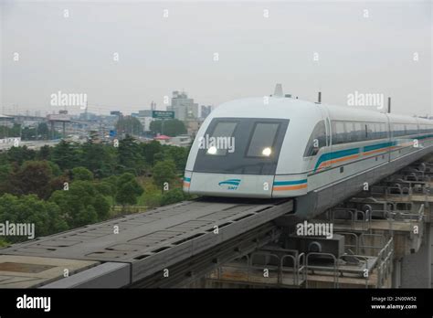 Shanghai maglev train Stock Photo - Alamy