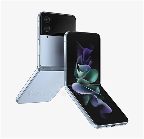 Смартфон-раскладушка Samsung Galaxy Z Flip 4 показался на рендере ...