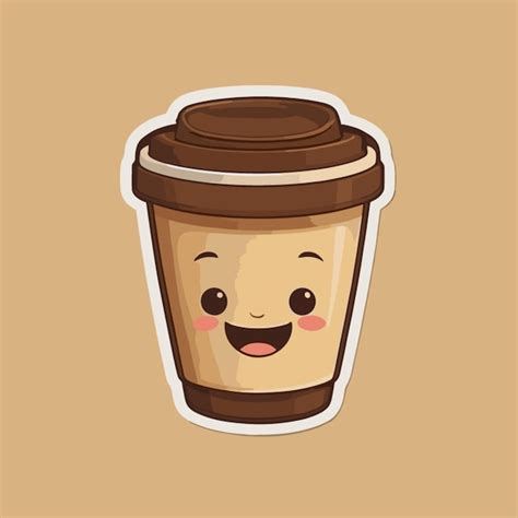 Premium Vector Coffee Cup Cartoon Vector