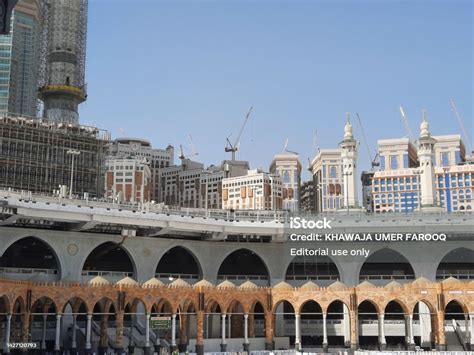 Beautiful Inside View Of Masjid Al Haram Mecca Stock Photo - Download ...