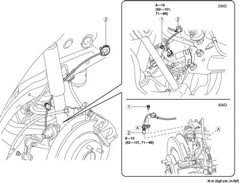 Mazda Cx Service Repair Manual Rear Abs Wheel Speed Sensor