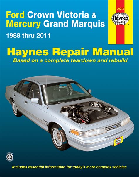 Repair Manuals Guides For Ford Crown Victoria Haynes