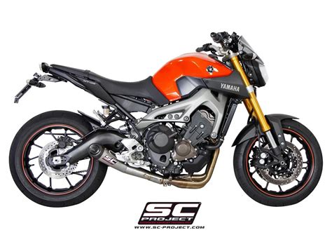 SC Project Exhaust YAMAHA MT 09 Full System 3 1 Conic Silencer 2014 2016