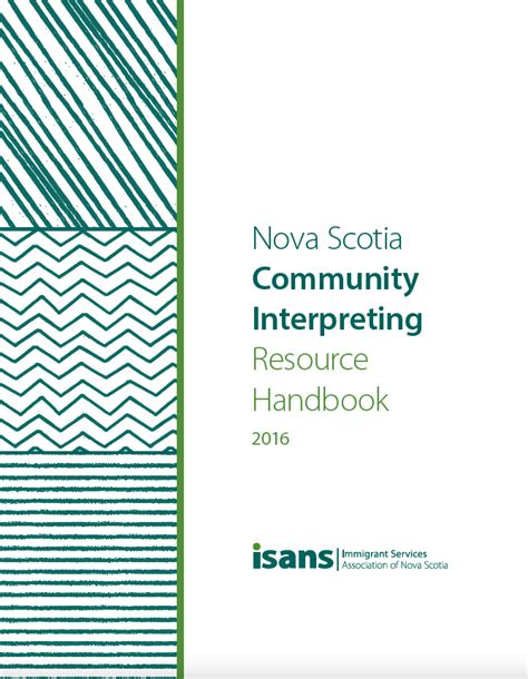 Nova Scotia Community Interpreting Resource Handbook Immigrant