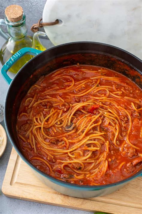 One Pot Spaghetti My Baking Addiction