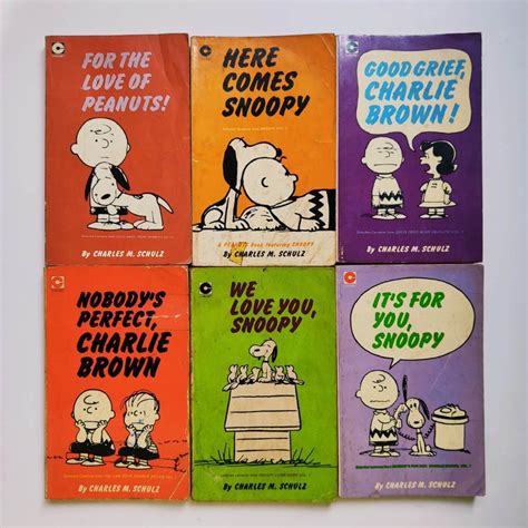 20 Peanuts Paperback Snoopy Charles M Schulz Comic Book 1960s 70s