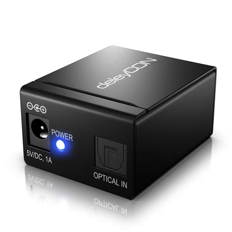 Deleycon Splitter Toslink Puertos Divisor De Audio Digital