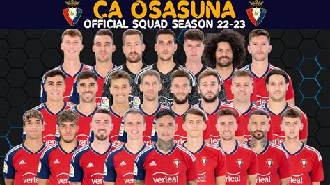 Ca Osasuna Full Official Squad Ca Osasuna La Liga Season