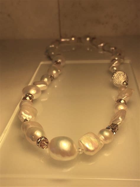 Handmade Pearl Necklace./natural Pearl Necklace-baroque Pearl - Etsy