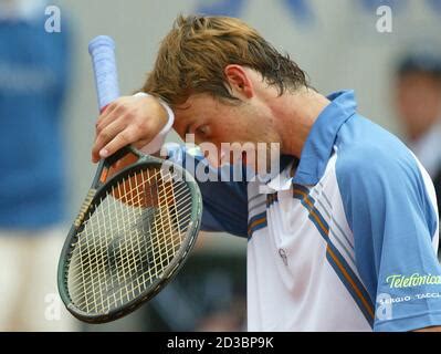 Spanish Tennis Player Juan Carlos Ferrero S Stock Photo Alamy