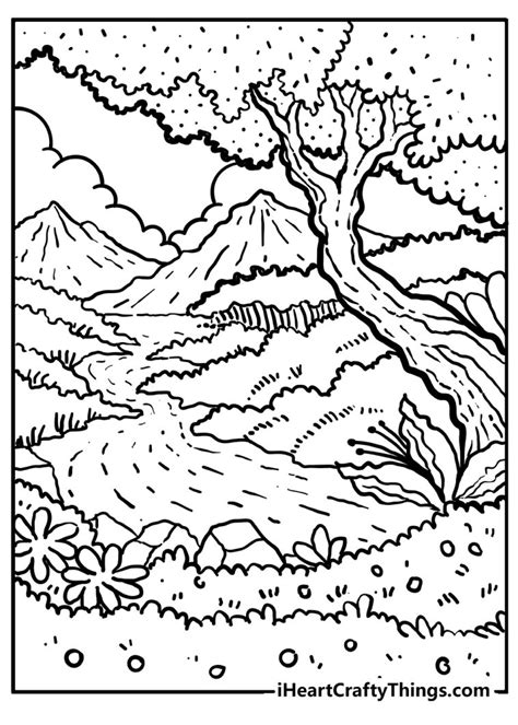 Forest Theme Coloring Pages