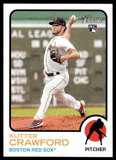 2022 Topps Heritage High Number Kutter Crawford Rookie Boston Red Sox