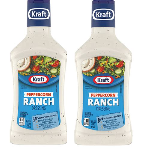 Kraft Peppercorn Ranch Salad Dressing 2 Pack Shop Jadas