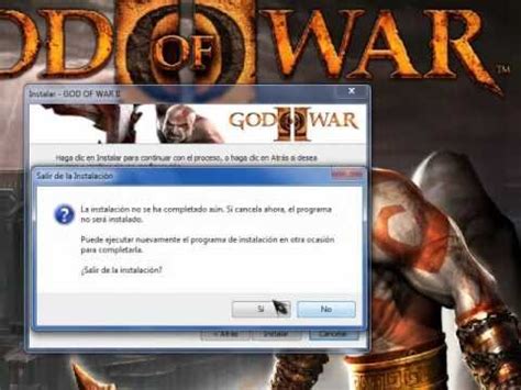 Descargar E Instalar God Of War Para Pc Youtube