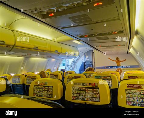 Ryanair Flight Cabin Hi Res Stock Photography And Images Alamy