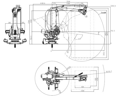 Qjar 800kg Payload 3159mm Reaching Distance Robotic Arm Evs Tech Co Ltd