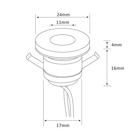 Juego De 3 Mini Focos Empotrables De 1W Incluye Transformador LED De