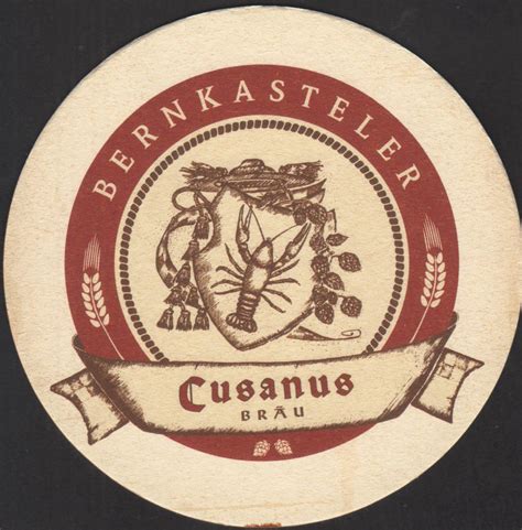 Beer Coaster Coaster Number 1 1 Brewery Bahnhof Cues Cusanus Brau