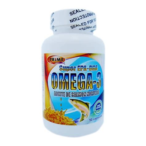 Capsulas Prime Omega 3 con aceite de salmón 50 pzas Walmart