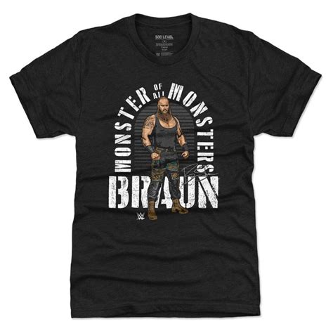 Braun Strowman Mens Premium T Shirt Superstars Wwe Etsy