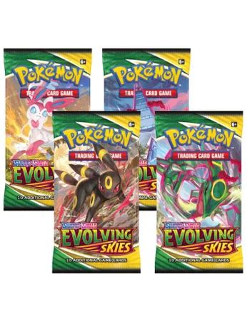 Pokemon Evolving Skies Lot of 36 Loose Booster Packs | Hill's Wholesale ...