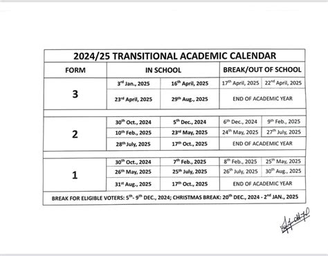 Ges 20242025 Academic Calendar For Shs Jhs And Primary Pdf