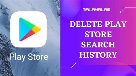 How To Delete Play Store Search History Google YouTube