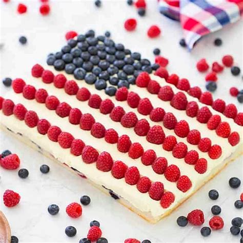 American Flag Cake - Preppy Kitchen