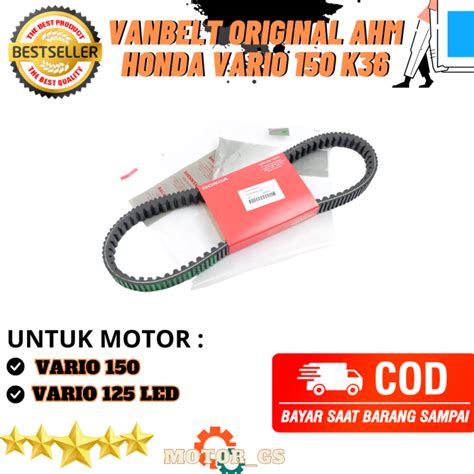 Vanbelt Original AHM Honda Vario 150 V Belt Set ORI Honda Motor Vario