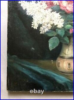 Huile sur toile Blog Archive Tableau Ancien Signé Bouquet De