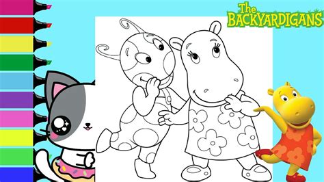 Tasha Coloring Page High Quality The Backyardigans Ready For Download