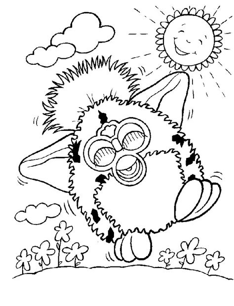 Furby Coloring Pages To Download And Print For Free