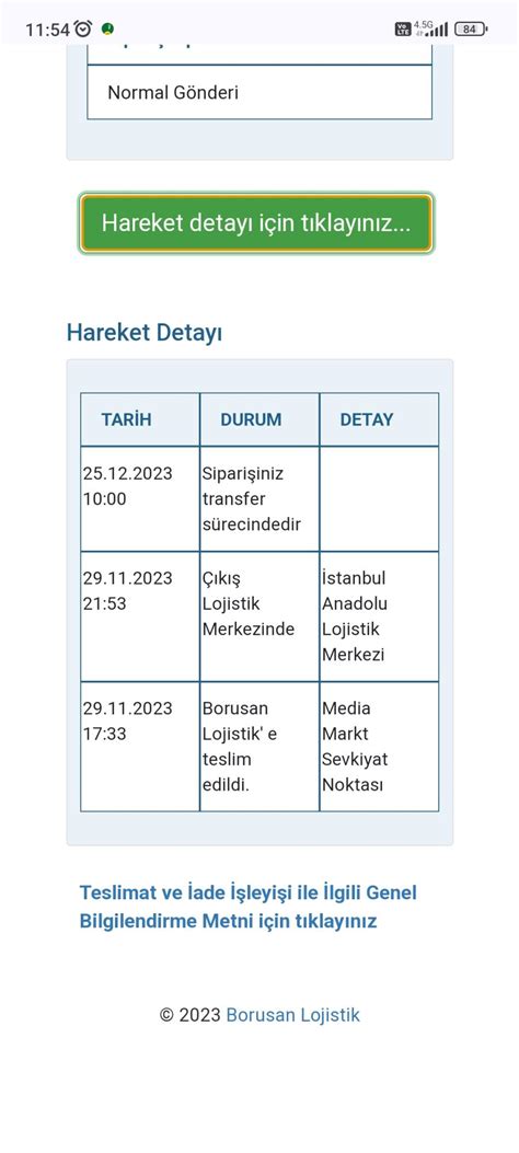 Borusan Lojistik Online Alışverişte Yaşanan Teslimat Gecikmesi Ve