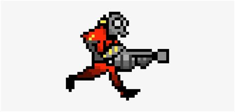 Tf2 Pyro 8 Bit Tf2 Sprites Transparent Png 390x330 Free Download