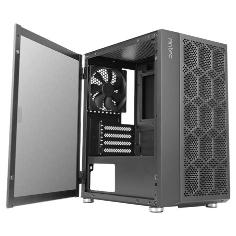 Antec NX200M Tempered Glass Micro ATX Mini Tower Gaming Case Black