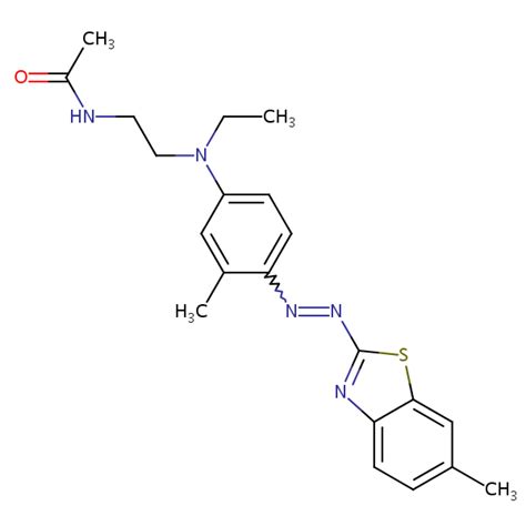 Acetamide N 2 Ethyl 3 Methyl 4 6 Methyl 2 Benzothiazolyl Azo