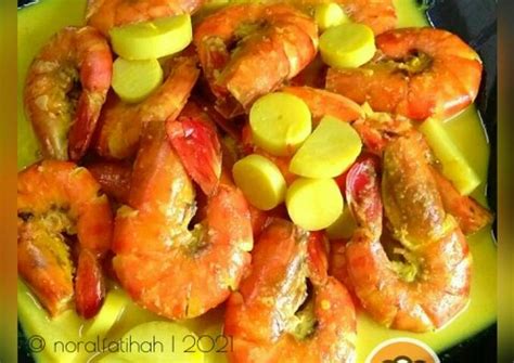 Resipi Udang Masak Lemak Cili Api Bersama Rebung Oleh Nor Al Fatihah