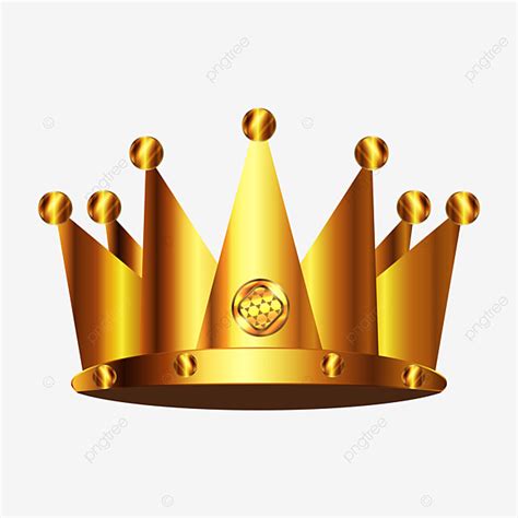 King Crown Vector Hd Images, Golden Crown Kings Design Element, Crown ...