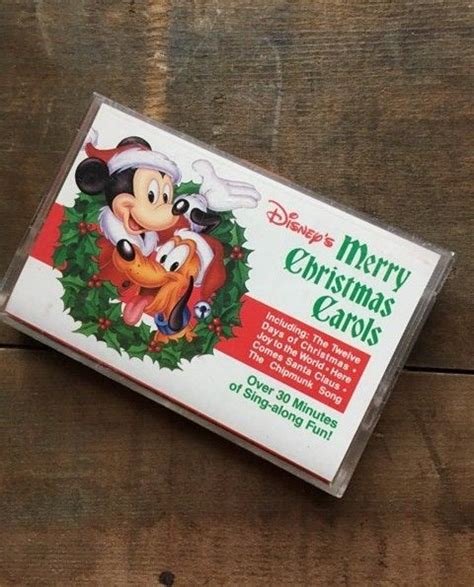 Disney S Merry Christmas Carols Vintage Cassette Tape Etsy