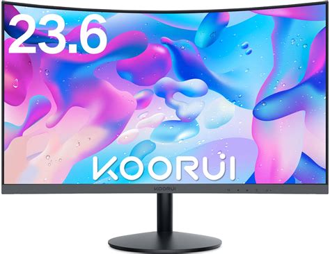 Koorui 24 Inch 165hz Curved Gaming Monitor Fhd 1080p 1ms Response