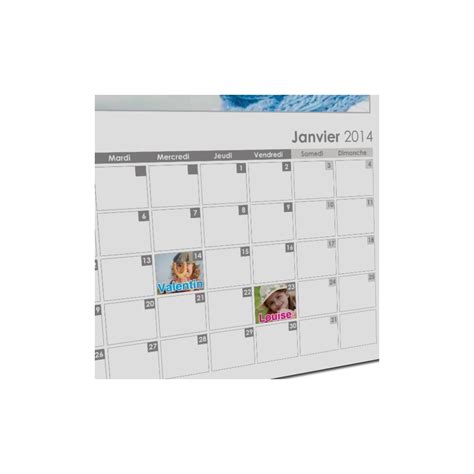 Calendrier Mural Photo Personnalis A Cr Er Avec Photos Et Textes