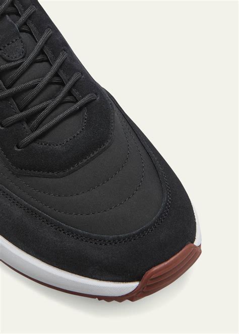 Loro Piana Men's Weekend Walk Low-Top Sneakers - Bergdorf Goodman