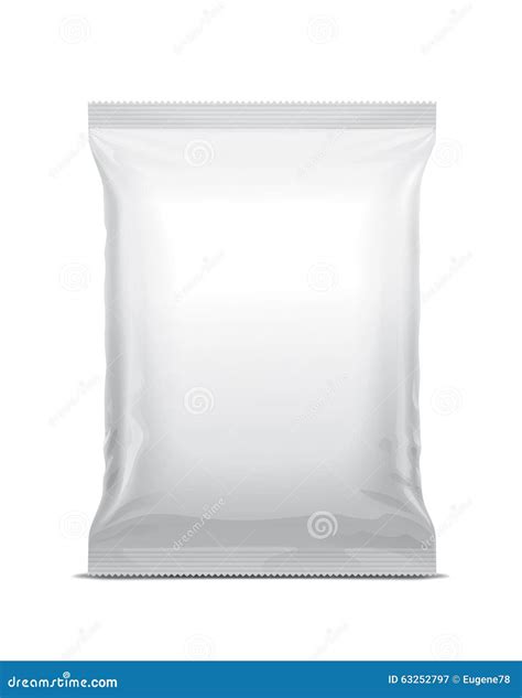 Blank Package Stock Vector Image 63252797