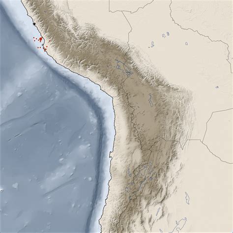 Peru Earthquake Map