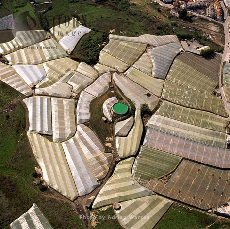 Greenhouses South Of Maro Southern Spain