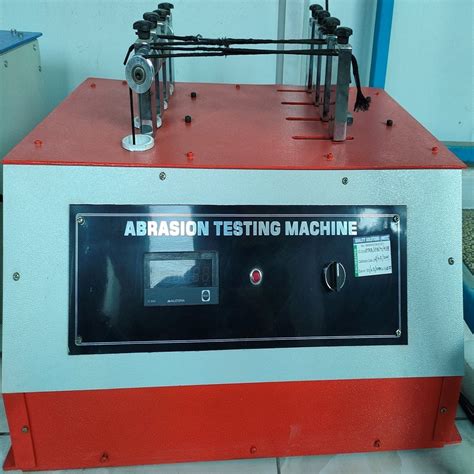 50 Hz Mild Steel Lace Abrasion Testing Machine For Laboratory 220 V