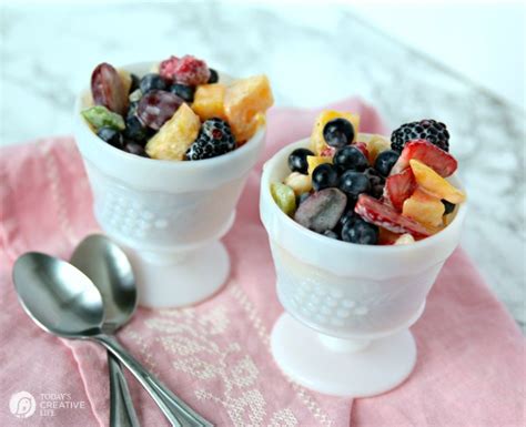 Fruit Salad Recipe With Sour Cream Dressing Todays Creative Life