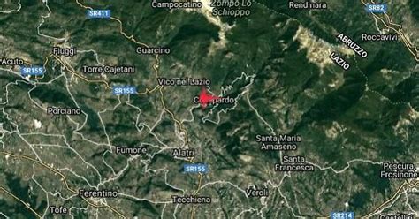 Terremoto In Ciociaria Seconda Scossa In 24 Ore In Atto Uno Sciame