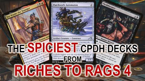 The Spiciest Competitive Pauper Edh Decks From Riches To Rags Youtube