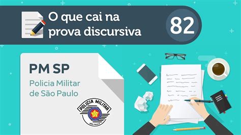 Saiba Tudo Sobre A Prova De Reda O Do Concurso Pm Sp Youtube